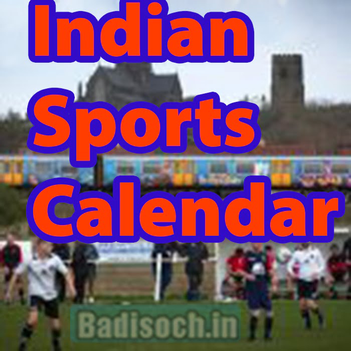 Indian Sports Calendar 
