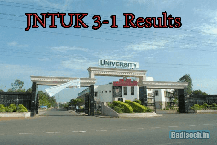 JNTUK 3-1 Results