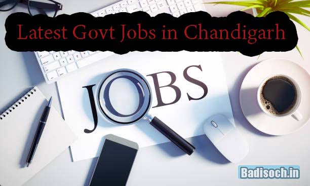 Latest Govt Jobs in Chandigarh