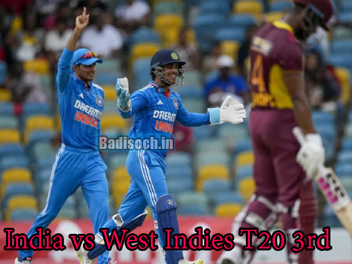 India vs West Indies T20 3rd