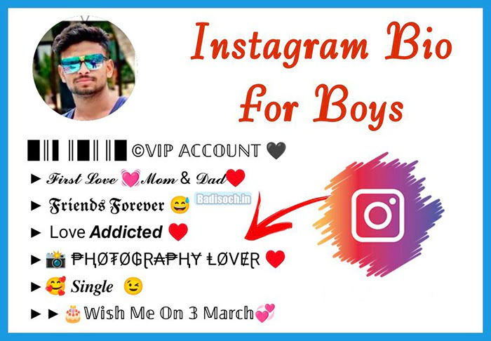 Instagram Bio for Boys