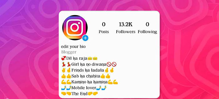 Simple Instagram Bio for Boys