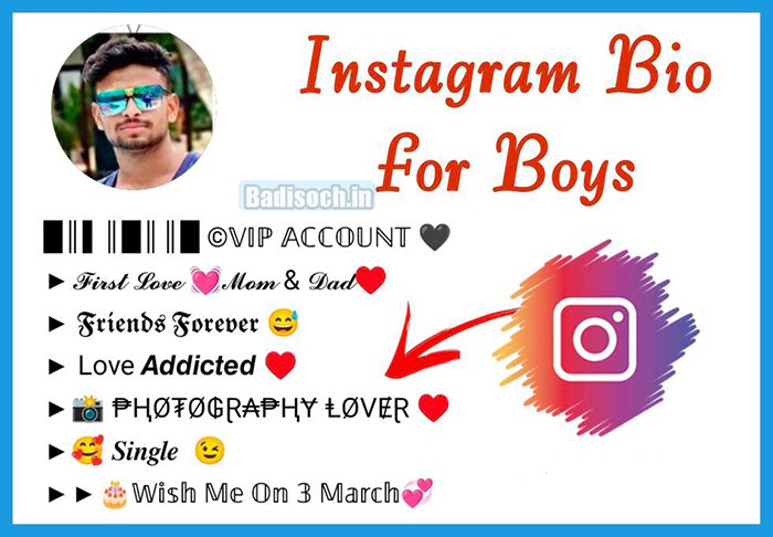 Stylish Instagram Bio for Boys