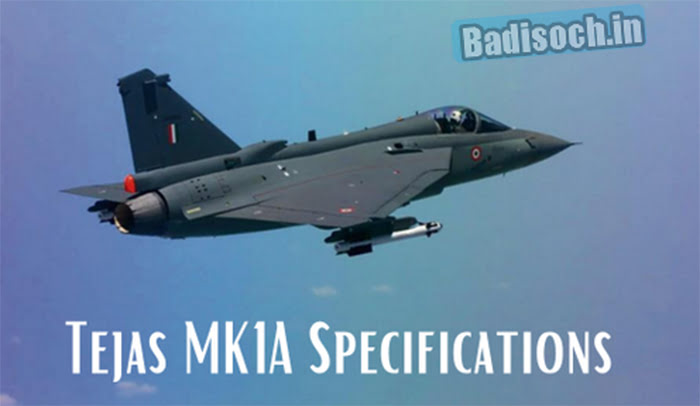 Tejas MK1A Specifications