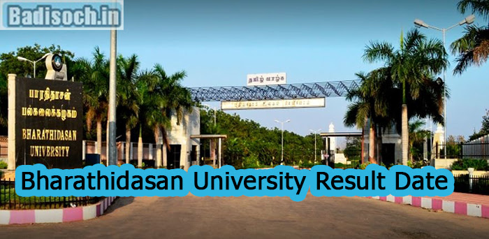 Bharathidasan University Result Date 