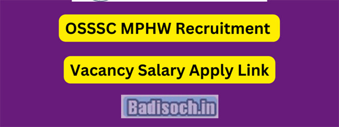 OSSSC MPHW Recruitment 2023