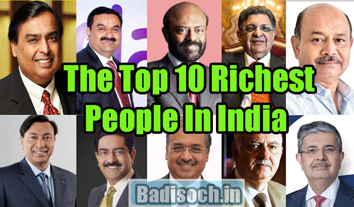 The Top 10 Richest People In India In 2023
