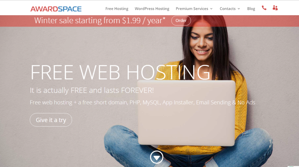 web hosting free
