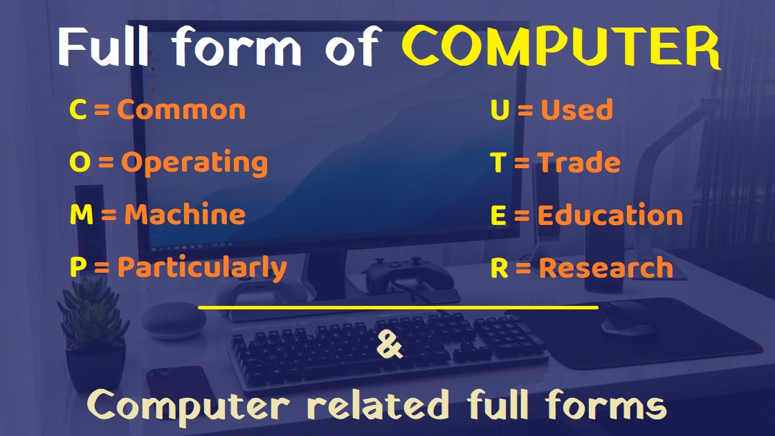 full form of computer