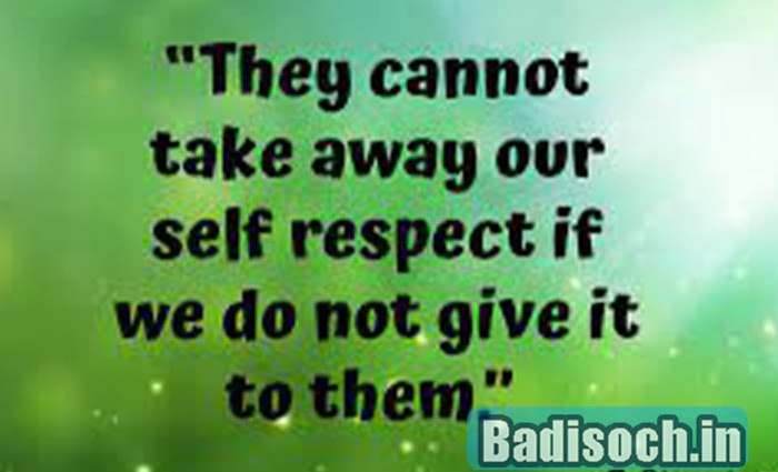 self respect 