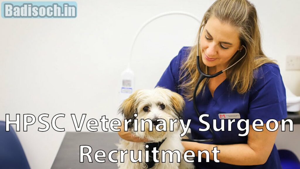 HPSC Veterinary Surgeon Recruitment