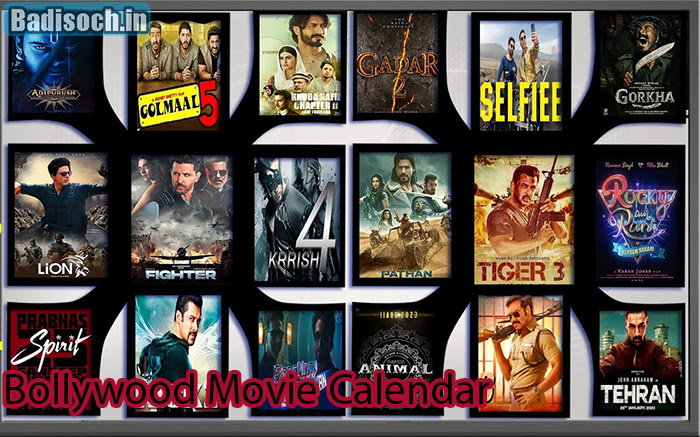 bollywood movie calendar