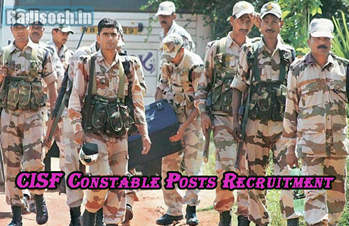 CISF Constable Posts Recruitment