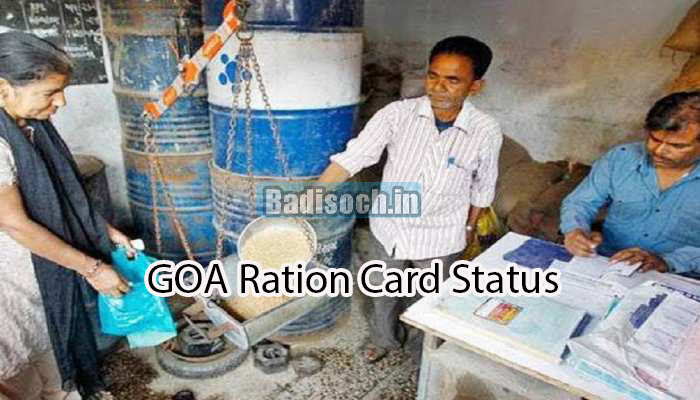 GOA Ration Card Status 