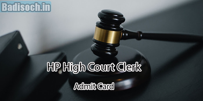 High Court Clerk Admit Card 