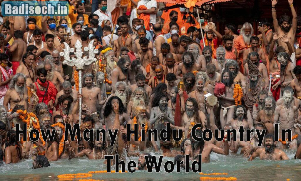 How Many Hindu Country In The World