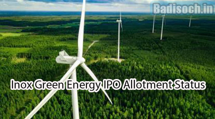 Inox Green Energy IPO Allotment Status