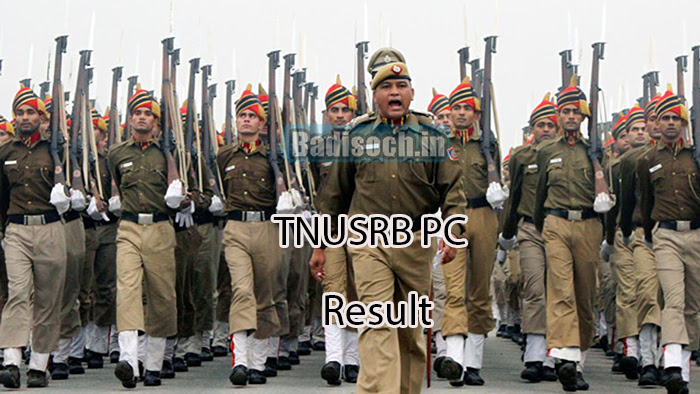 TNUSRB PC Result