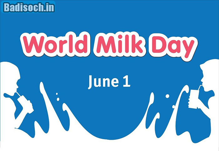 World Milk Day (1st June)