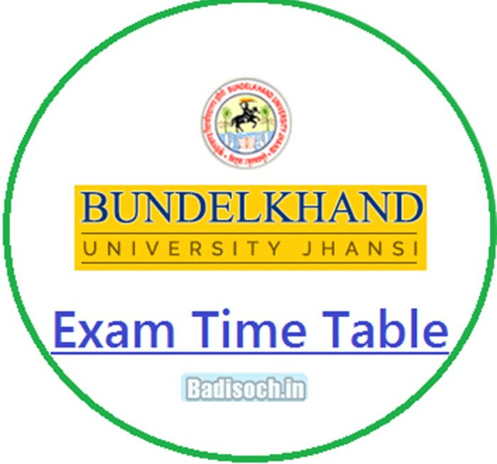 If you're a Bundelkhand University student in Jhansi, this is the place for you. The BU Jhansi first, second, and third year schedules will be released soon. On the university's official website, the BU Jhansi BA BSC BCOM Time Table will be available shortly. After that, we'll put it on our website too. Bundelkhand University will soon publish the BU Jhansi Exam Date sheet on its website, and we want to notify all of the students here that this is going to happen.
