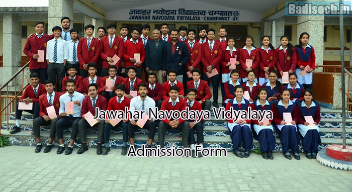 Jawahar Navodaya Vidyalaya Admission Form 2023