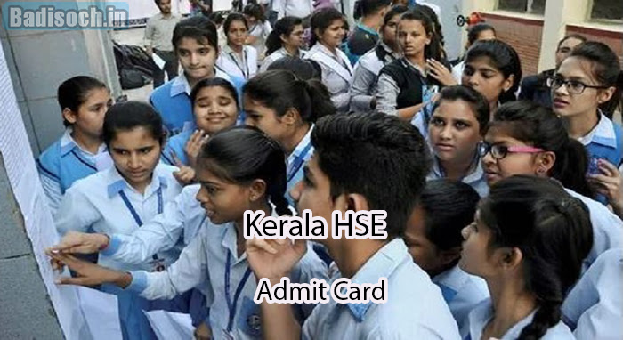 Kerala HSE Admit Card