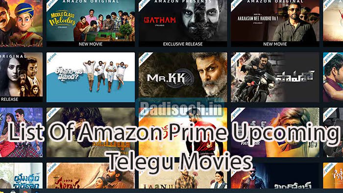 List Of Amazon Prime Upcoming Telegu Mov Badisoch