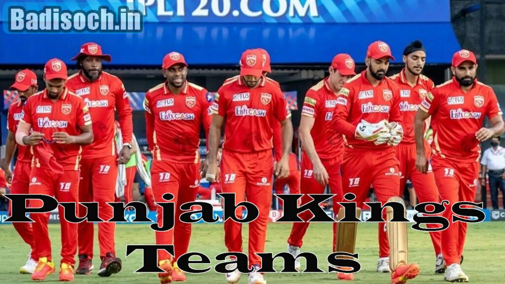 Punjab Kings Teams