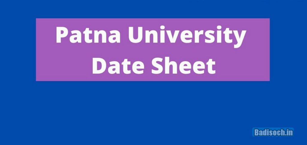 Patna University Exam Date