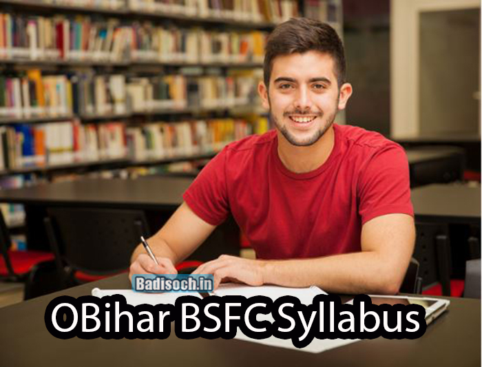 Bihar BSFC Syllabus