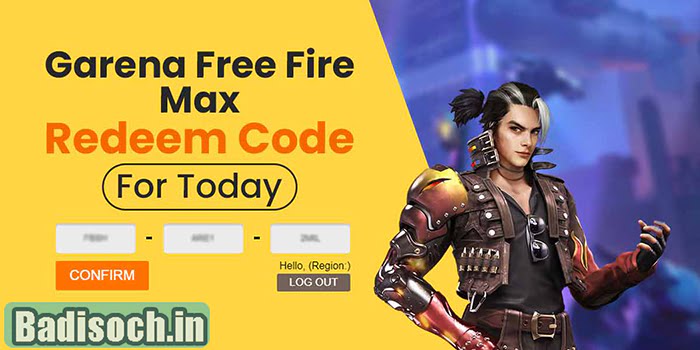 Garena Free Fire MAX Redeem Codes of March 25