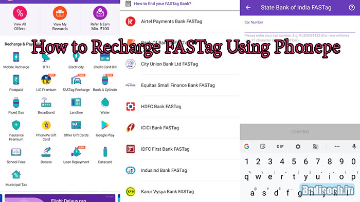 How to Recharge FASTag Using Phonepe