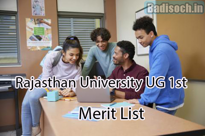 Rajasthan University UG 1st Merit List 