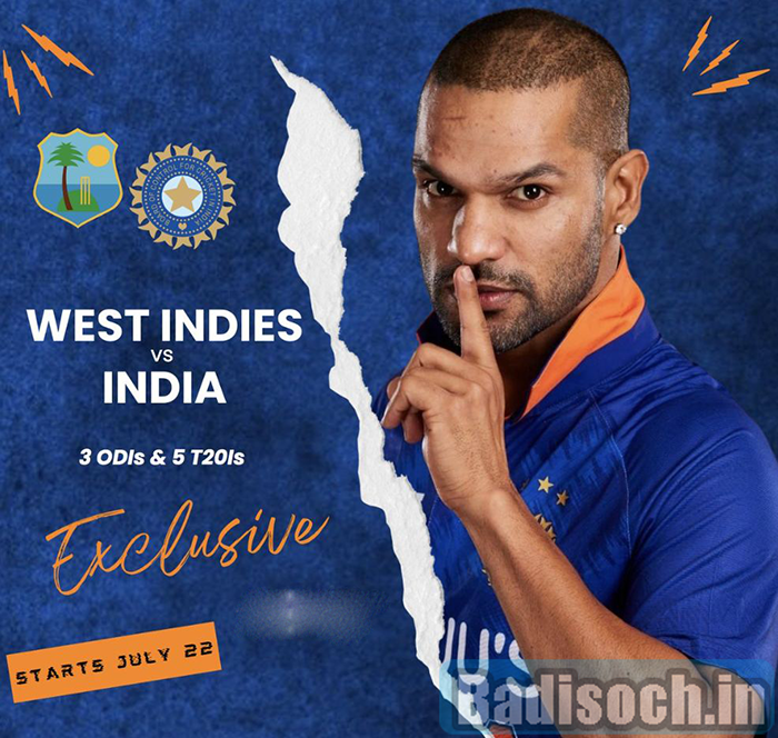India vs West Indies 5th T20 Match Live Streaming Free