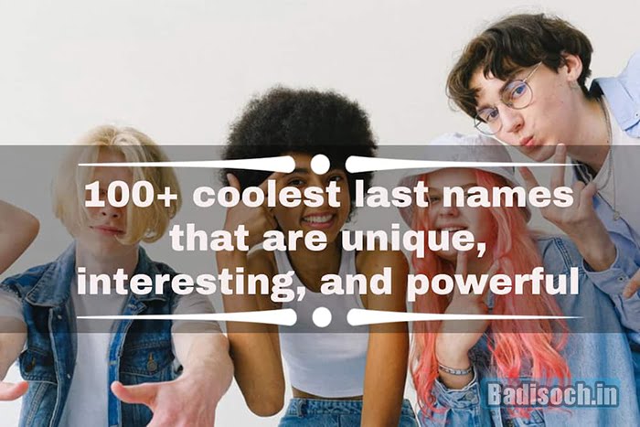 100 of the Coolest Last Names to Give Your Book