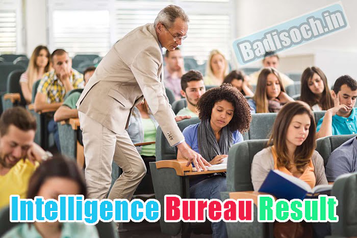 Intelligence Bureau Result 2023