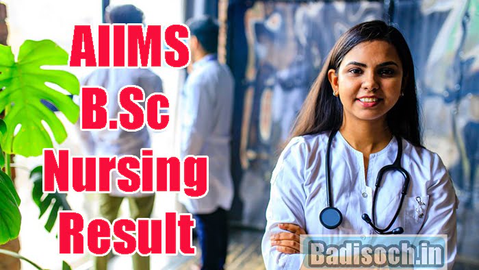 AIIMS B.Sc Nursing Result 2023