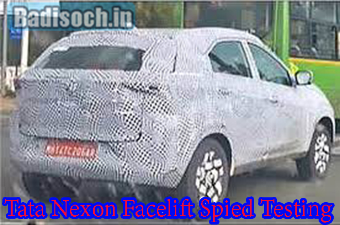 Tata Nexon Facelift Spied Testing