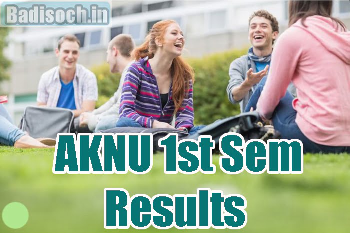 AKNU 1st Sem Results 2023