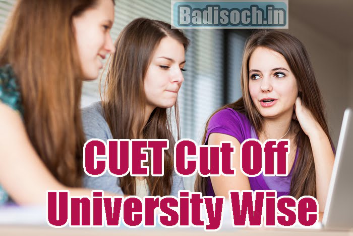 CUET Cut Off University Wise