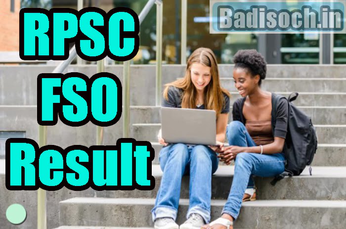 RPSC FSO Result 2023