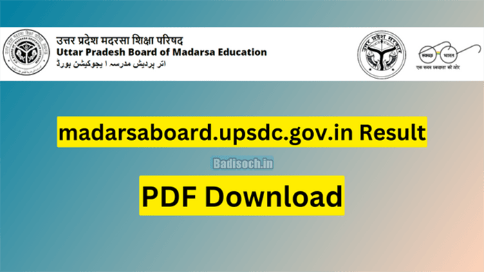 madarsaboard.upsdc.gov.in Result