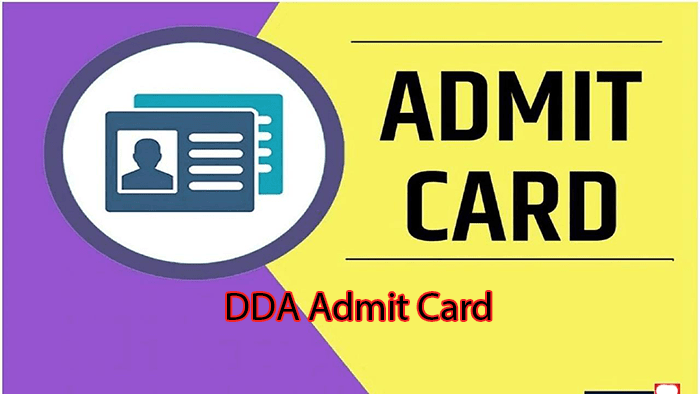DDA Admit Card