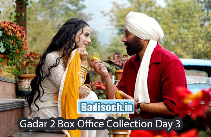 Gadar 2 Box Office Collection Day 3
