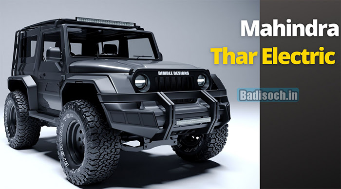 Mahindra Thar.e Electric SUV concept