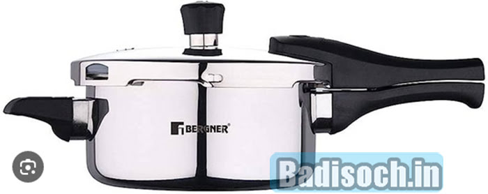 Bergner Argent Elements Tri-ply Stainless Steel Unpressure Cooker Pan
