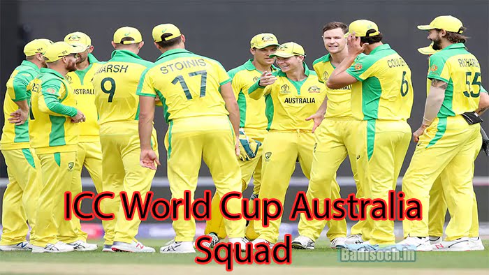 ICC World Cup Australia Squad