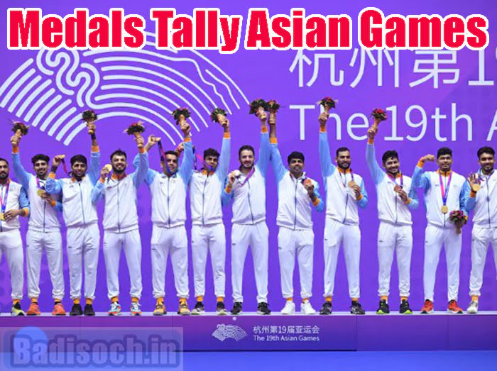 Medals Tally Asian Games 2024 for India Check more details inside