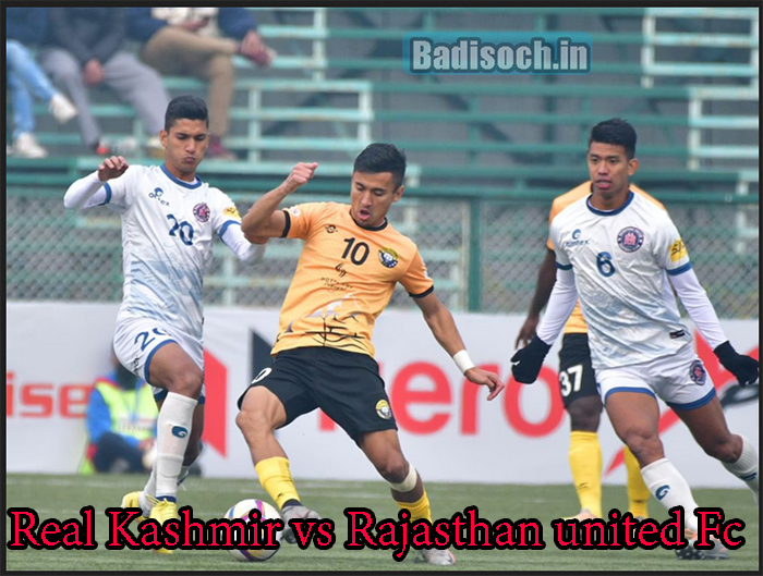 Real Kashmir vs Rajasthan united Fc 