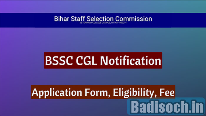 BSSC CGL Notification
